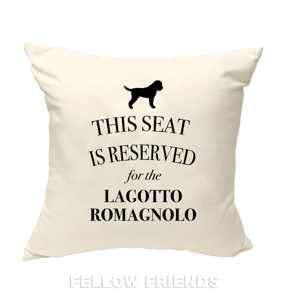 Lagotto romagnolo cushion, dog pillow, lagotto romagnolo pillow, gifts for dog lovers, cover cotton canvas print, dog gift 40x40 50x50 362