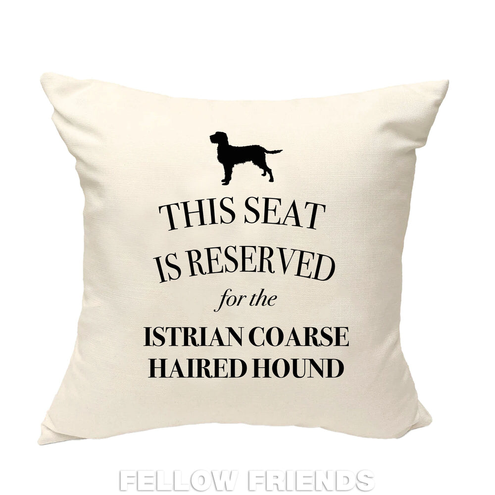 Istrian coarse haired hound cushion, dog pillow, hound pillow, gifts for dog lover, cover cotton canva print, dog lover gift 40x40 50x50 358