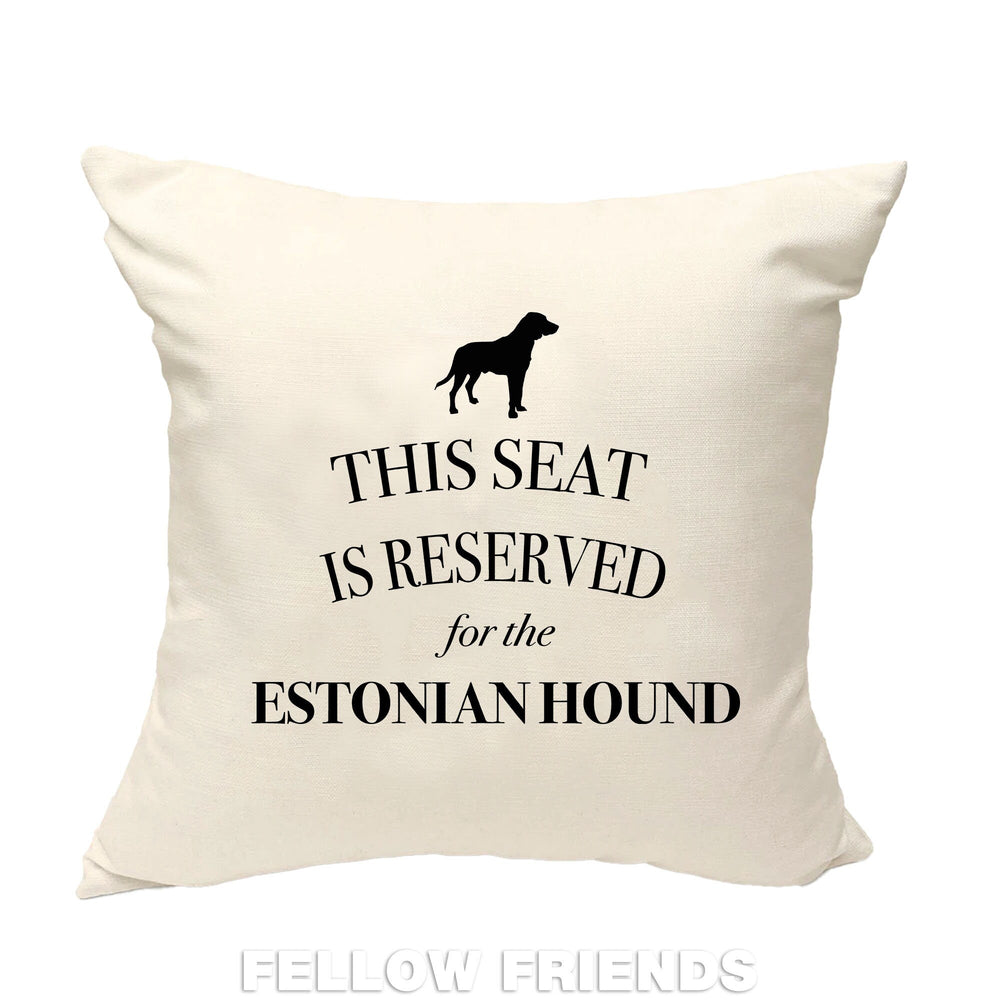 Estonian hound cushion, dog pillow, estonian hound pillow, gifts for dog lovers, cover cotton canvas print, dog lover gift 40x40 50x50 337