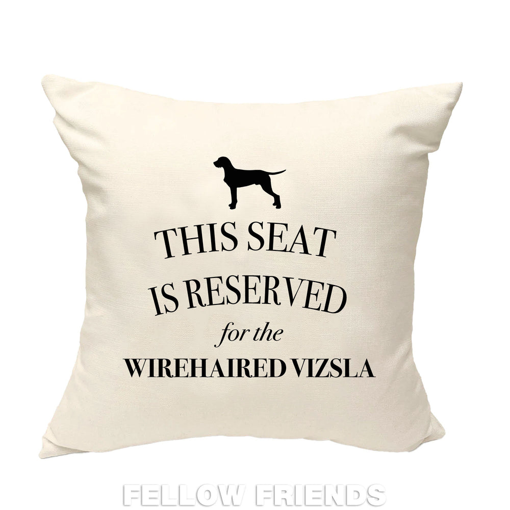 Wirehaired vizsla cushion, dog pillow, wirehaired vizsla pillow, gifts for dog lovers, cover cotton canvas print, dog gift 40x40 50x50 317