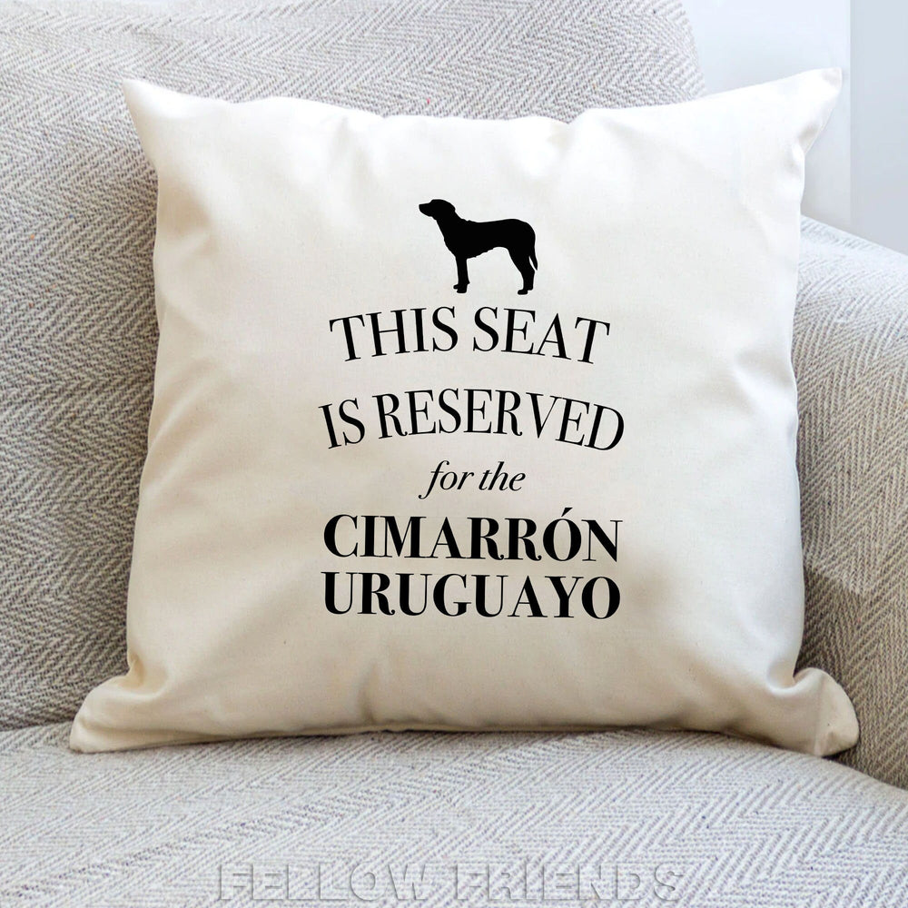 Cimarrón uruguay cushion, dog pillow, cimarrón uruguay pillow, gifts for dog lovers, cover cotton canvas print, dog gift 40x40 50x50 300
