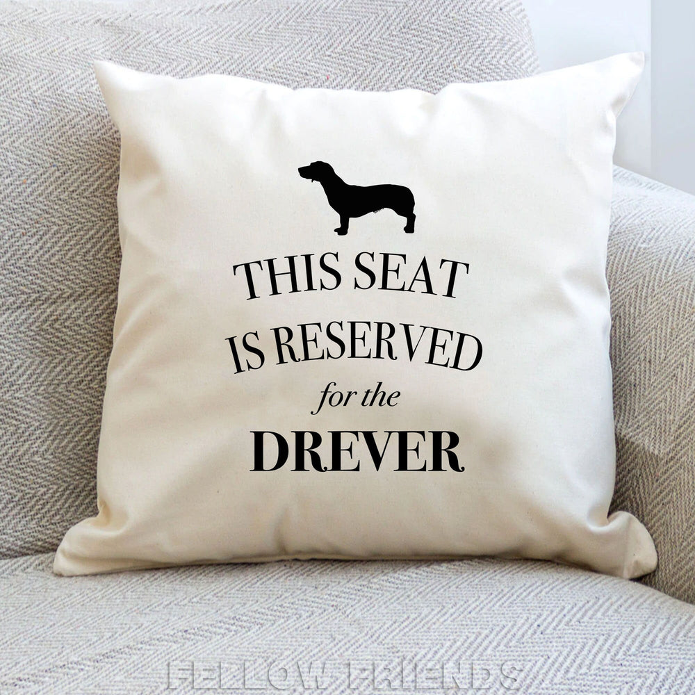 Drever dog cushion, dog pillow, drever dog pillow, gifts for dog lovers, cover cotton canvas print, dog lover gift for her 40x40 50x50 293