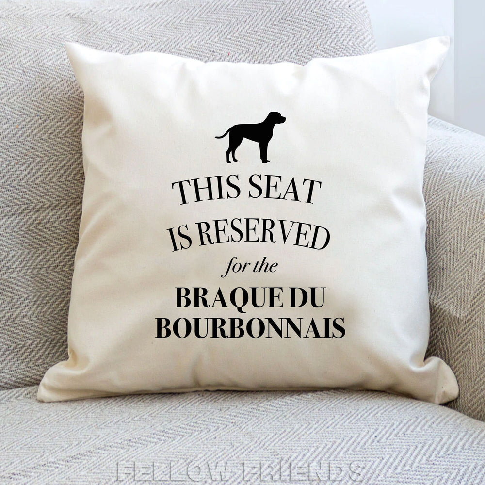 Braque bourbonnais cushion, dog pillow, Bourbonnais dog pillow, gifts for dog lovers, cover cotton canvas print, dog gift 40x40 50x50 277