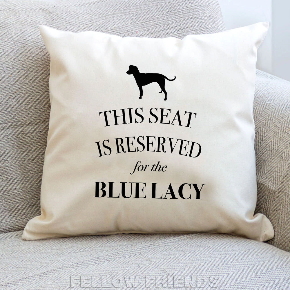 Blue lacy dog cushion, dog pillow, blue lacy dog pillow, gifts for dog lovers, cover cotton canvas print, dog lover gift 40x40 50x50 267