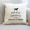 Berner laufhund dog pillow, dog pillow, berner dog cushion, gifts for dog lovers, cover cotton canvas print, dog lover gift 40x40 50x50 260