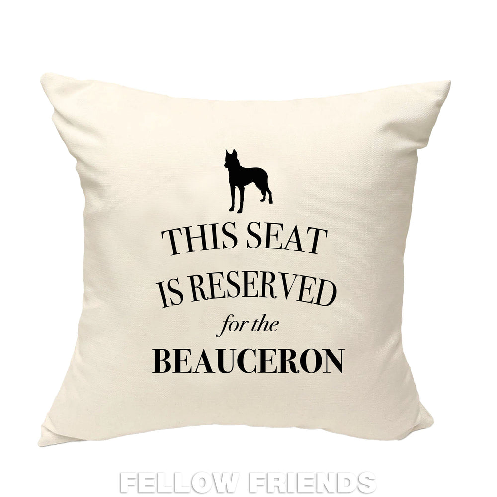 Beauceron cushion, dog pillow, beauceron pillow, gifts for dog lovers, cover cotton canvas print, dog lover gift for her 40x40 50x50 253