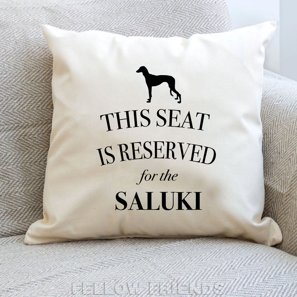 Saluki dog pillow, saluki cushion, dog pillow, gift for dog lover, cover cotton canvas print, dog lover gift for her 40 x 40 50 x 50 449