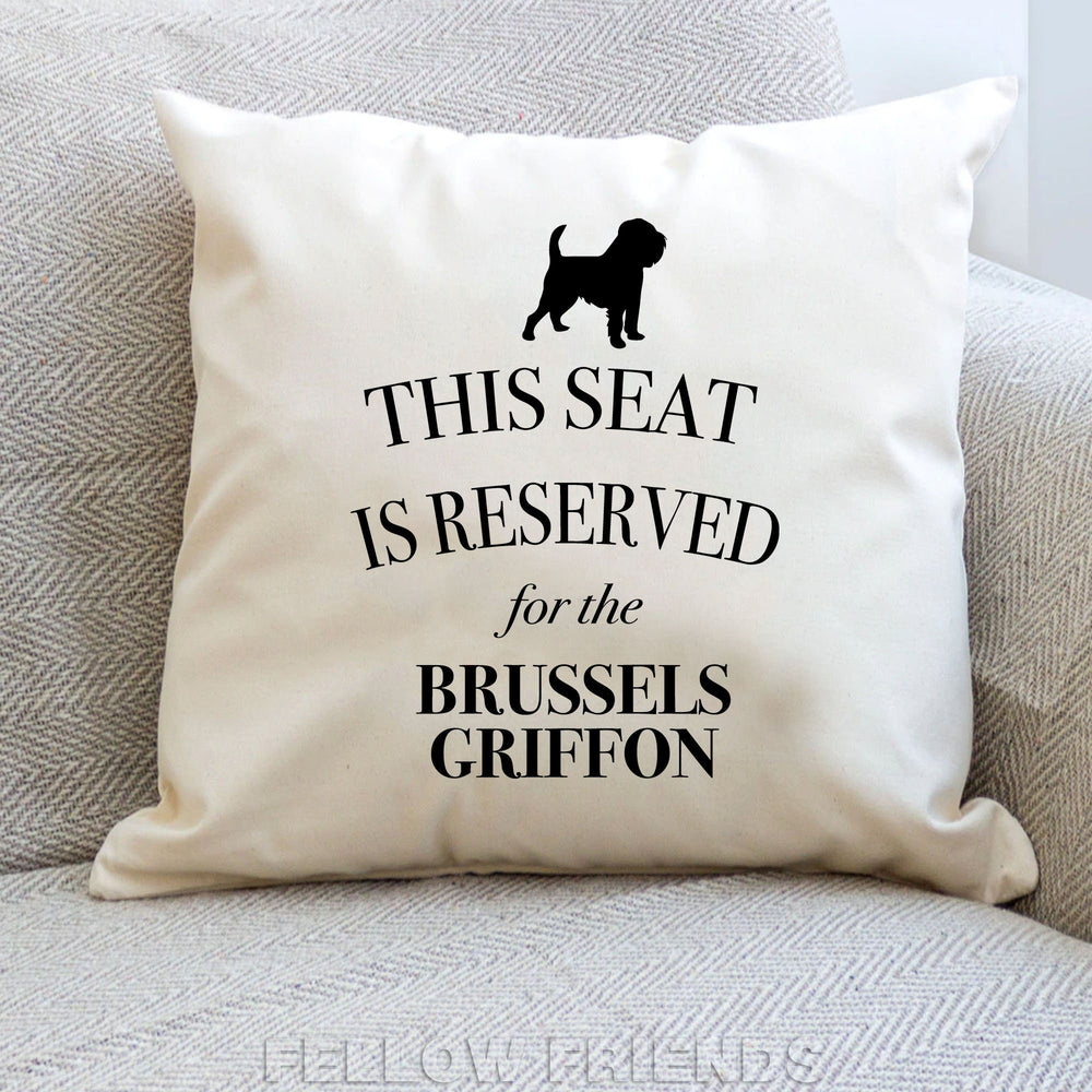 Brussels griffon dog pillow, brussels griffon cushion, dog pillow, gift for dog lover, cover cotton canvas print, dog gift 40x40 50x50 420