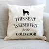Goldador dog pillow, goldador dog cushion, dog pillow, gift for dog lover, cover cotton canvas print, dog lover gift for her 40x40 50x50 417