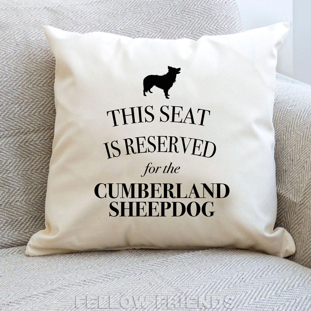 Cumberland sheepdog pillow, dog pillow, cumberland sheepdog cushion, gift for dog lover, cover cotton canvas print, dog gift 40x40 50x50 408