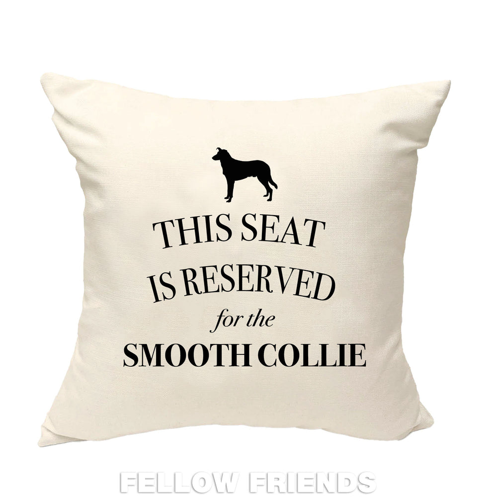 Smooth collie dog pillow, dog pillow, smooth collie dog cushion, gift for dog lover, cover cotton canvas print, dog gift 40x40 50x50 402