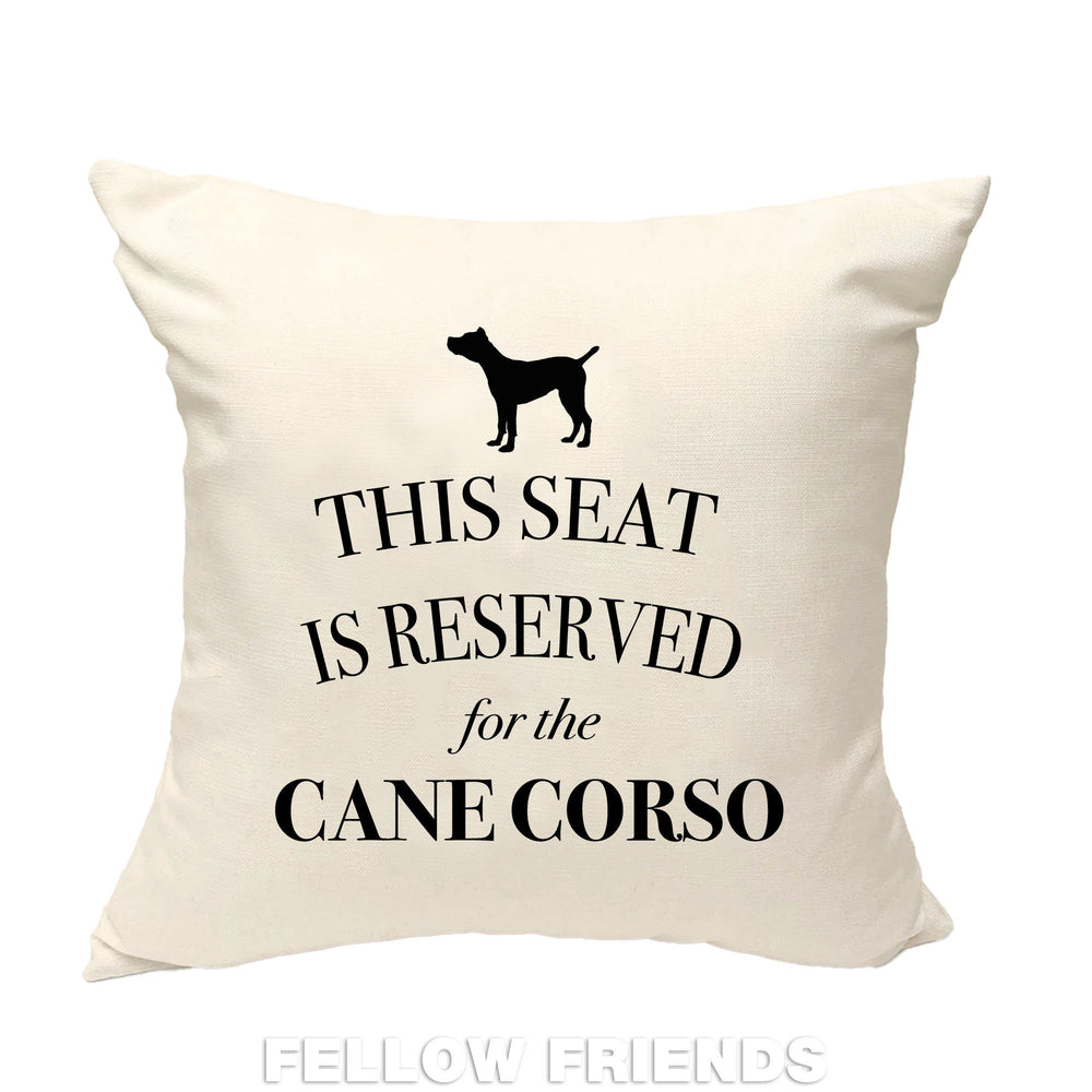 Cane corso pillow, dog pillow, cane corso cushion, gift for dog lover, cover cotton canvas print, dog lover gift for her 40x40 50x50 391