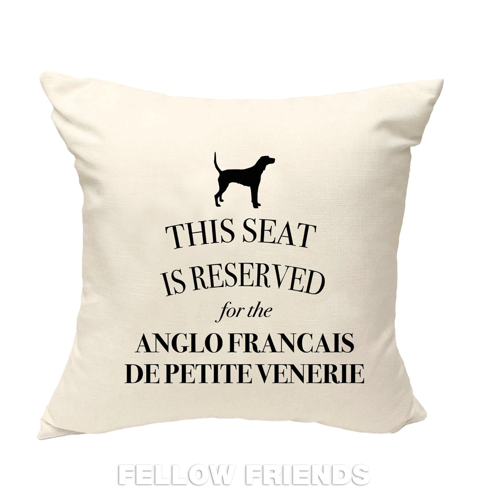 Anglo-français de petite vénerie pillow, dog pillow, gift for dog lovers, cover cotton canvas print, dog lover gift for her 40x40 50x50 230