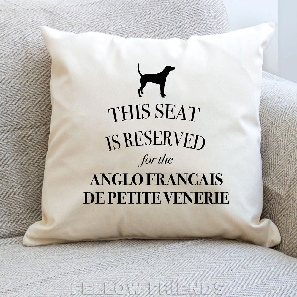 Anglo-français de petite vénerie pillow, dog pillow, gift for dog lovers, cover cotton canvas print, dog lover gift for her 40x40 50x50 230