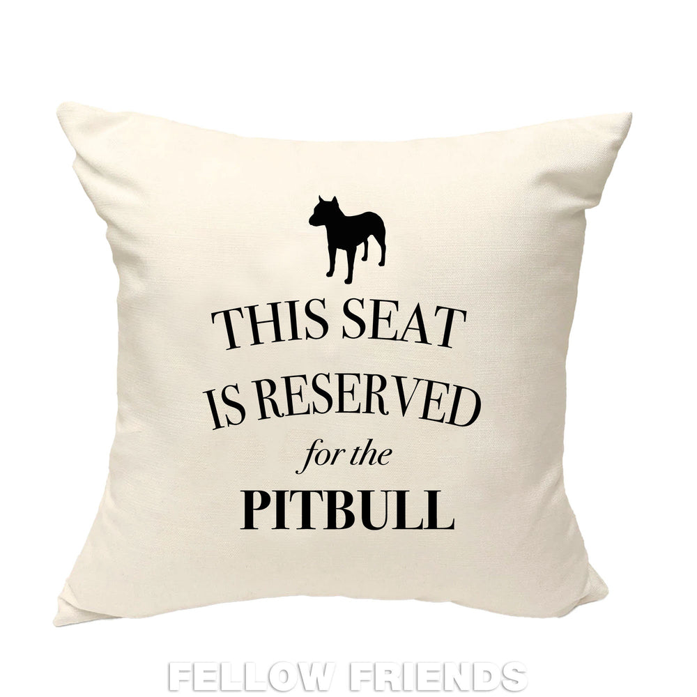 Pitbull pillow, pitbull dog cushion, gift for dog lover, dog pillow, cover cotton canvas print, dog lover gift for her 40 x 40 50 x 50 455