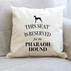 Pharaoh hound dog pillow, pharaoh hound dog cushion, dog pillow, gift for dog lover, cover cotton canvas print, dog gift 40x40 50x50 453