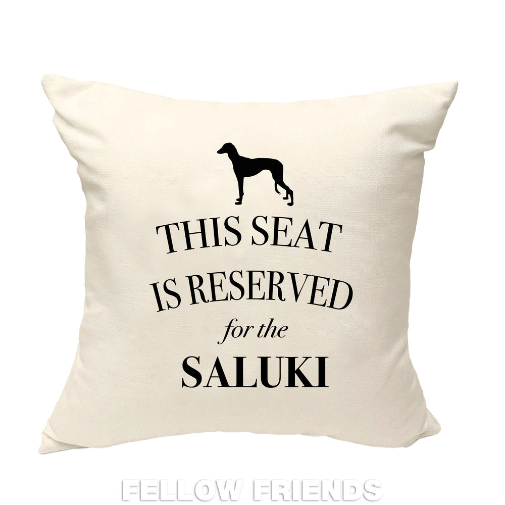 Saluki dog pillow, saluki cushion, dog pillow, gift for dog lover, cover cotton canvas print, dog lover gift for her 40 x 40 50 x 50 449