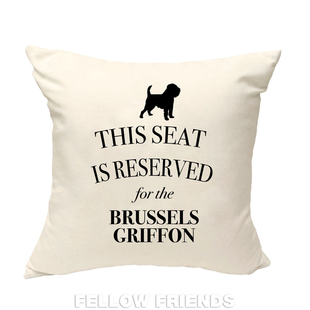Brussels griffon dog pillow, brussels griffon cushion, dog pillow, gift for dog lover, cover cotton canvas print, dog gift 40x40 50x50 420