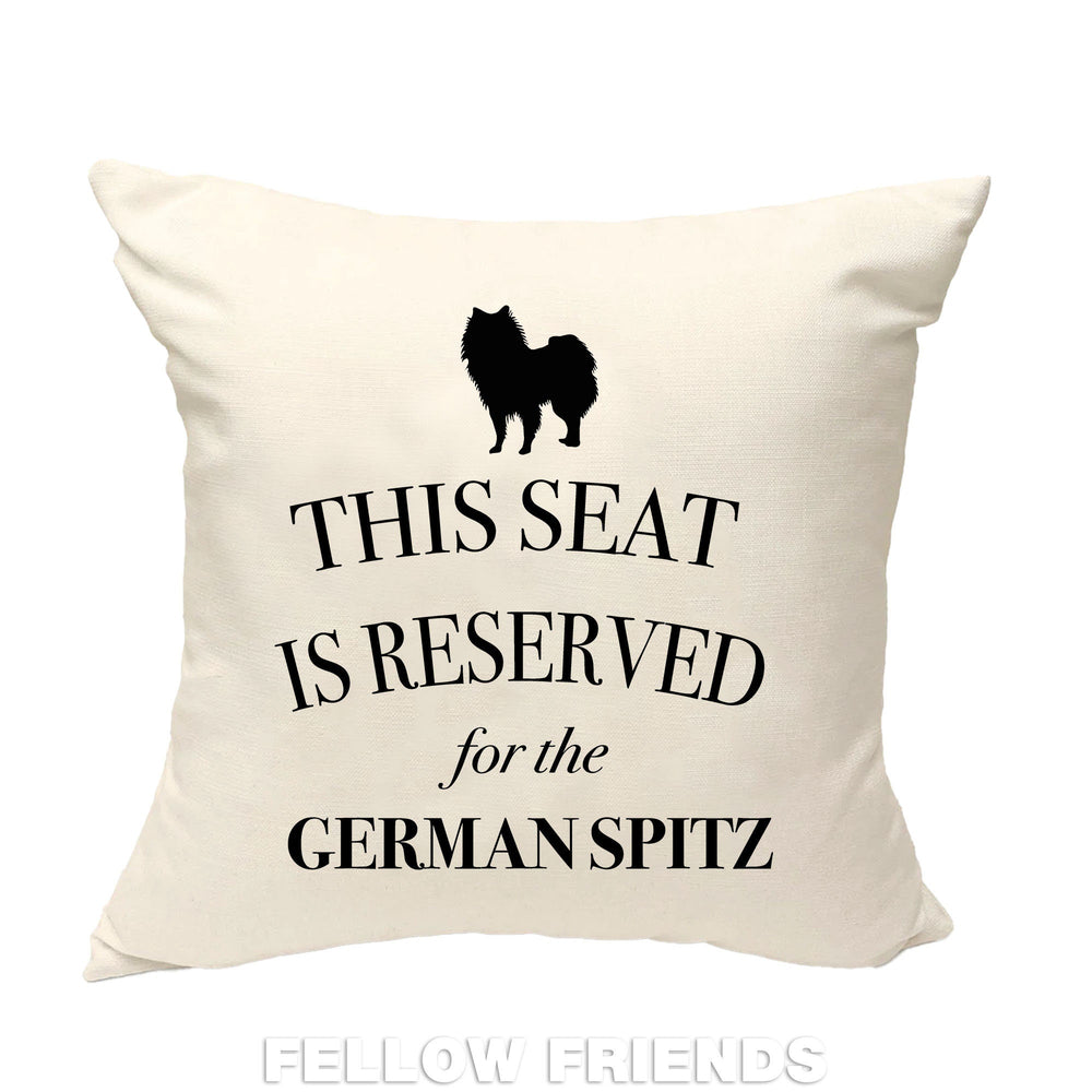 German spitz dog pillow, dog pillow, german spitz dog cushion, gift for dog lover, cover cotton canvas print, dog lover gift 40x40 50x50 414