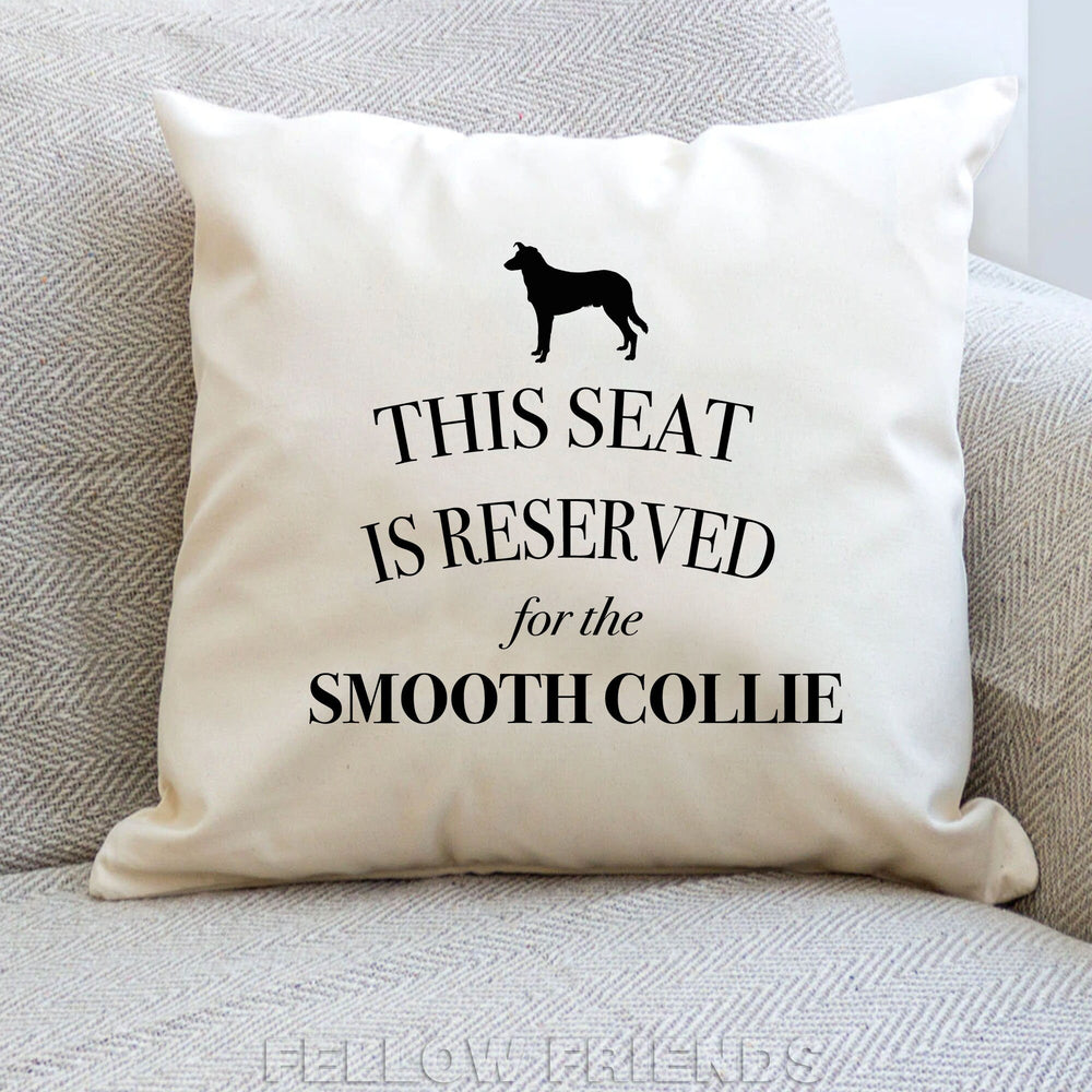 Smooth collie dog pillow, dog pillow, smooth collie dog cushion, gift for dog lover, cover cotton canvas print, dog gift 40x40 50x50 402